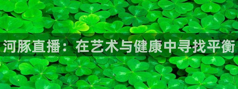 高速体育直播吧nba：河豚直播：在艺术与健康中寻找平衡